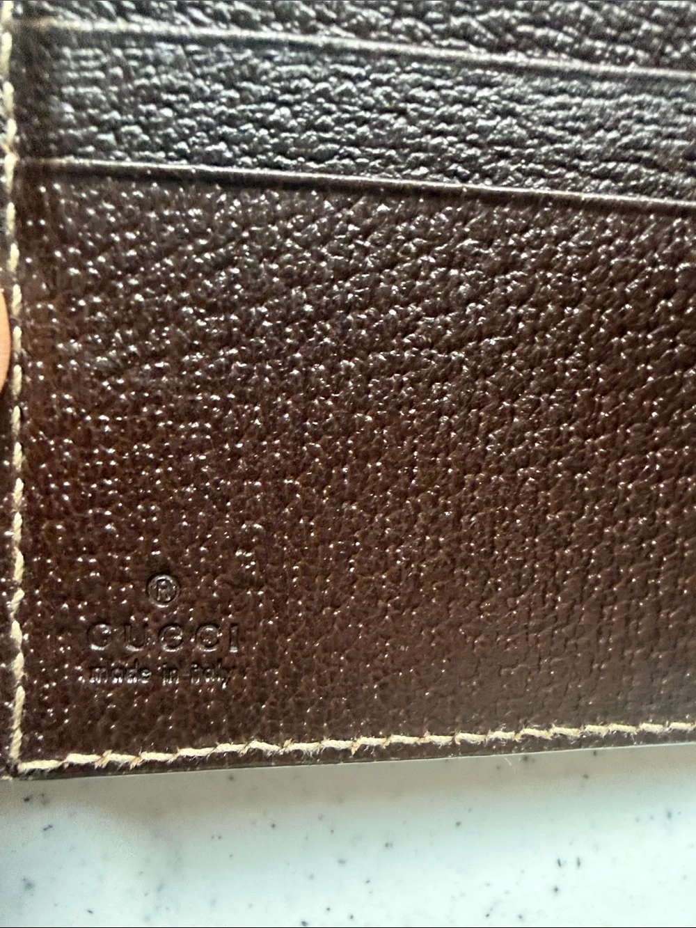 Gucci Tan and Brown GG Canvas Compact Wallet - Picture 10 of 12
